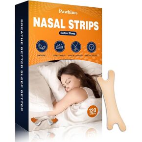 Nasal Strips for Snoring, 120 Count Extra Strength Nose Strips for Breathing, Stronger Anti Snoring Nose Tape for Less Snoring, Effective Solution to Relief Nasal Congestion
