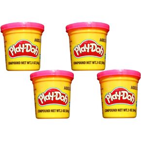 Play-Doh Pink (4 Pack) 3 Ounce Cans