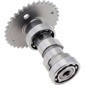 Windance GY6 50cc 60cc 80cc 100cc CNC High Performance Camshaft for 139QMB 139QMA / Scooter Moped ATV Go Karts, Alloy Steel Cam Shaft (GY6 50cc 100cc Camshaft)