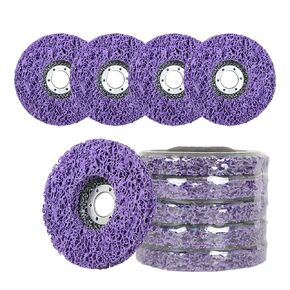 kimllier 10 Packs of 4-1/2 x 7/8 (115 x 22mm) Quick Change Strip Discs Fit for Peeling Off Abrasive Bodies of Various Shapes