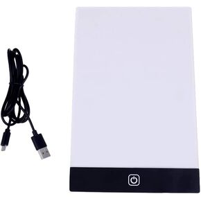 TableRe A5 Led Drawing Tablet Thin Art Stencil Drawing Board Light Box Tracing Table Pad, 3 Level Brightness for Artists Drawing Sketching Animation and 5D DIY Diamond Painting