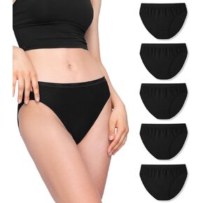 LAPASA Women's Quick Dry Travel Underwear Mesh Hiking Bikinis Activewear Stay Fresh Panties 5 Pack Terraversal L84