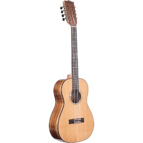 Kala Brand Music Co. Solid Cedar Top Acacia, 8-String Ukulele, Natural, Baritone (KA-SCAC-B8)