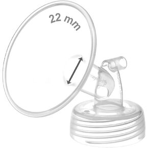Maymom Pump Part Compatible with Spectra S1,S2 Spectra 9 Plus Breastpump; Incl Wide Mouth Flange (One flange-22mm. Flange) Not Original Spectra Flange; Not Spectra Baby USA Parts