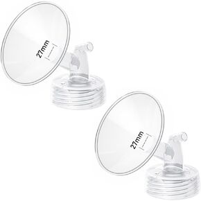 2pcs 22mm Flange Compatible with Spectra S1 Spectra S2 Spectra9 Plus Synergy Gold Ameda MYA Motif Luna Breast Pump, Replacement to Spectra Pump Parts,Spectra Shields 22mm Replace Spectra S1 S2 Parts