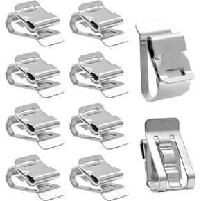 Zorveiio 100pcs Trailer Frame Wire Clips,Metal Trailer Wire Clips for Automotive Wires Management, Cable Organization for Boat Trailer, Fishing Boat