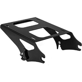 رف أمتعة قابل للفصل مكون من قطعتين من حزمة الرحلات، رف أمتعة قابل للتركيب متوافق مع Harley Davidson Touring Street Glide Road King Electra Glide 2014-2024 in Kuwait