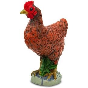 Safari Ltd. Bantam Hen Figurine - Hand-Painted, Realistic 2" Model Figure - Fun Educational Toy for Boys, Girls & Kids Ages 3+