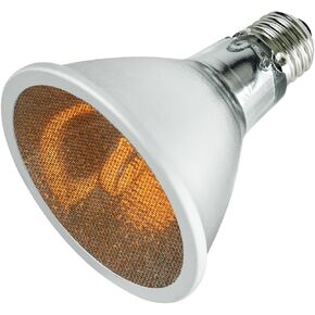 REPTI ZOO Reptile Basking Heat Lamp Bulb, 100W Splashproof Energy Saving Deep Heater Non-Luminous Carbon Infrared Heat Bulb for Reptile Amphibians