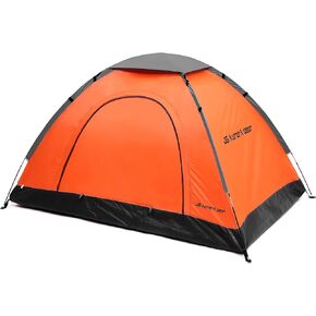 2 Person Camping Tent 4 Person Tents for Camping Windproof Tents for Camping Hiking Backpacking Traveling 2/3/4 Family People Tents for Camping Portable Tent with Carry Bag