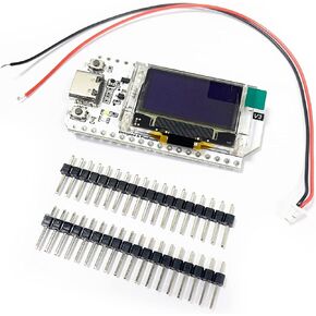 HiLetgo ESP32 OLED WiFi Kit V3 Type-C ESP-32 0.96 Inch Blue OLED Display WiFi+Bluetooth CP2012 Internet Development Board for Arduino ESP8266 NodeMCU