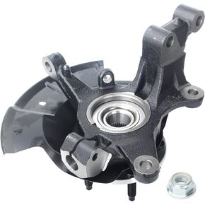 DOSKJOK Steering Knuckle Wheel Hub Bearing Assembly Front Left Driver Compatible with Edge 2011 2012 2013 2014 686-265