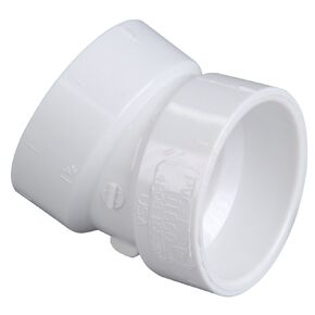 NIBCO - K07940C C4808 3 HXH 22 1/2 ELBOW PVC, White, C48083, 3 Inch (Pack of 2)