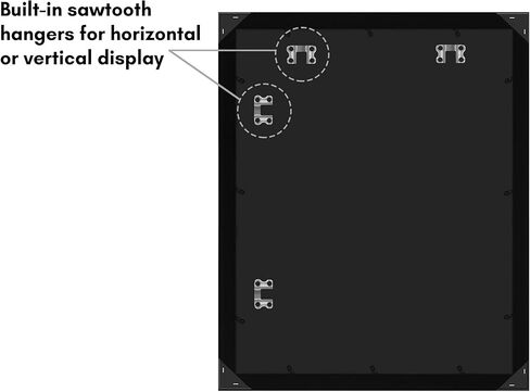 Americanflat 11x14 Picture Frame with Arch-Shaped Mat in Gold - Use as 16x20 Picture Frame Without Mat or 11x14 Frame with Mat - Engineered Wood Photo Frame with Polished Plexiglass Cover in Kuwait
