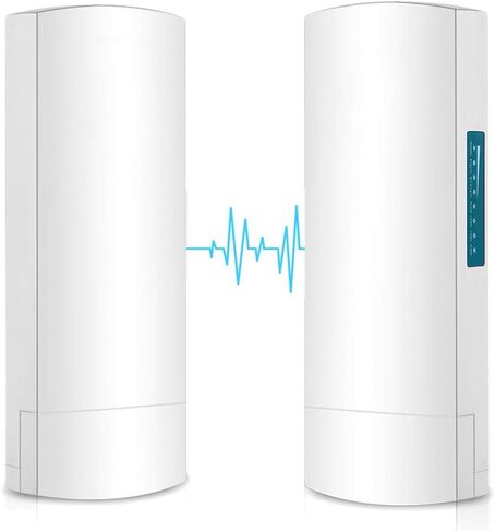 جسر لاسلكي، CPE028 300Mbps خارجي CPE 5.8G من نقطة إلى نقطة وصول طويل المدى مع محول PoE هوائي اتجاهي عالي الكسب 14DBi 2 منفذ RJ45 100M LAN Ethernet 2 حزمة in Kuwait