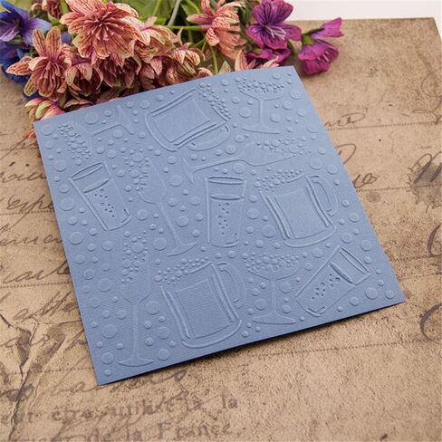 arriettycraft Wine Bottle Beer Background Plastic Embossing Folders for Card Making Journaling Scrapbooking or Paper Crafts Decoration in Saudi Arabia