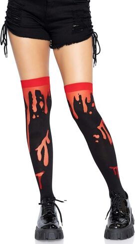Leg Avenue Womens Splatter Thigh Highs in Saudi Arabia
