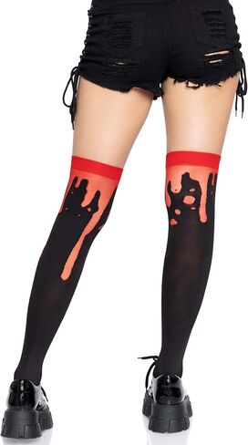 Leg Avenue Womens Splatter Thigh Highs in Saudi Arabia