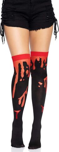 Leg Avenue Womens Splatter Thigh Highs in Saudi Arabia