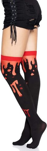 Leg Avenue Womens Splatter Thigh Highs in Saudi Arabia