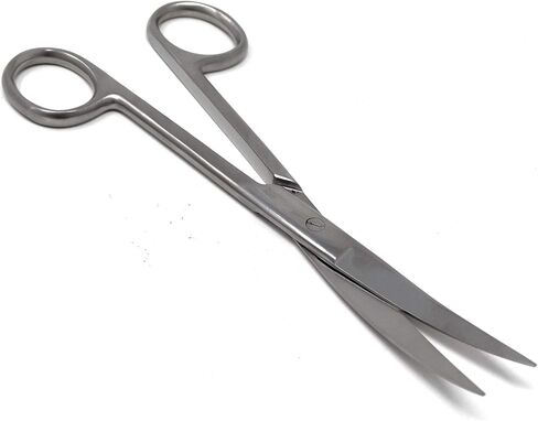 A2Z-SS01CV Dissecting Scissors, Sharp/Sharp Point Blades, 4.5" (11.43cm), Curved, Premium Quality, Stainless Steel in Saudi Arabia