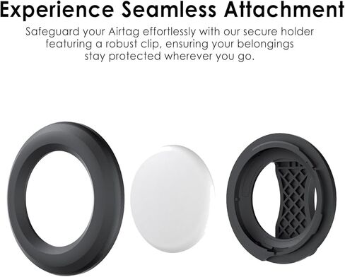 PALAMEDE 2 Pack Airtag Holder for Kids Hidden | Airtag Clip for Kids - Airtag Holder for Kids Shoes, Backpack, Clothing, Luggage, Scratch Resistant, Extra Durable, Easy Attach to Shoe or Collar in Saudi Arabia