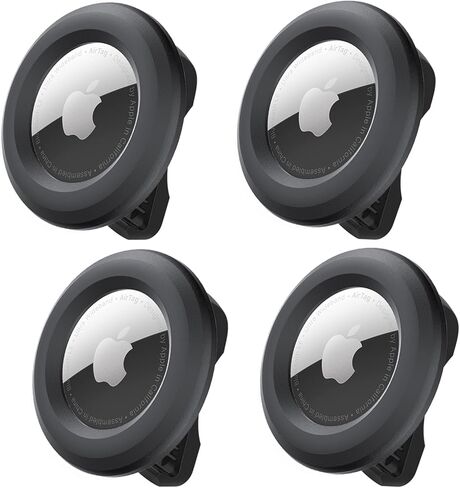 PALAMEDE 2 Pack Airtag Holder for Kids Hidden | Airtag Clip for Kids - Airtag Holder for Kids Shoes, Backpack, Clothing, Luggage, Scratch Resistant, Extra Durable, Easy Attach to Shoe or Collar in Saudi Arabia