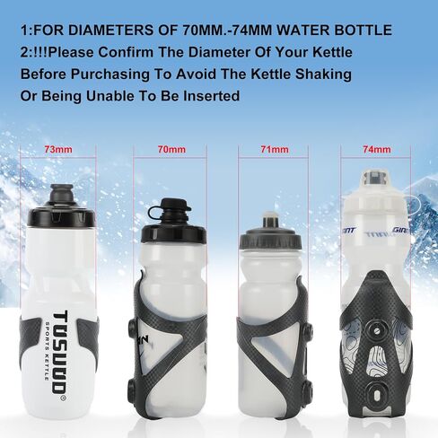 Bike Water Bottle Holder Plastic Carbon Fiber Water Bottle Cage Cages for Road Bikes Mountain Bicycle Water Bottle Cage Drink Cup Holder, 1 Pack - Black in Saudi Arabia
