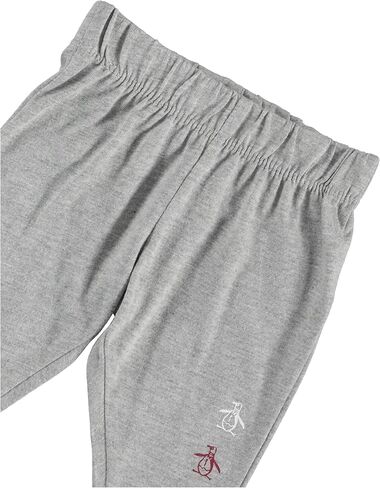 Happy Threads baby-boys Creeper Bodysuit and Jogger Pants With Cap 3 Pack Gift SetOne Piece Bodysuit and Pants Set in Saudi Arabia