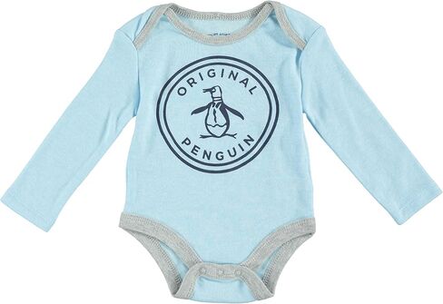Happy Threads baby-boys Creeper Bodysuit and Jogger Pants With Cap 3 Pack Gift SetOne Piece Bodysuit and Pants Set in Saudi Arabia
