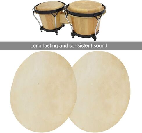 Demeras Bongo Drum Head Transparent Sound, For Training Exercise For Drum, African Drum And Etc. (9.0 inch), Demeras60ct5wfn8i-02 in Saudi Arabia