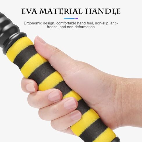 فرشاة ثلج Fekey&JF مقاس 25 بوصة مع مكشطة ثلج للسيارة، منظف ثلج مكشطة قابل للفصل للزجاج الأمامي للسيارة مع قبضة إسفنجية، لا توجد خدوش للسيارة، أداة إزالة الثلج والجليد للسيارات وسيارات الدفع الرباعي والشاحنات in Kuwait