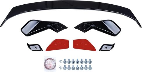 AUTOTOP Glossy Black HPD Style Rear Spoiler Wing Tail Lid Fit11th 2022 2023 Honda Civic Hatchback Model in Saudi Arabia