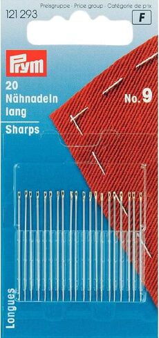 Prym Hand Sewing Needles, 4.5 x 2 x 0.2 cm, Silver in Saudi Arabia