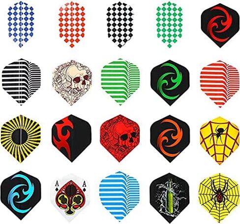 مجموعة رحلات رمي ​​السهام المكونة من 120 قطعة من ToBeIT ملحقات رمي ​​السهام القياسية للسهام ذات الأطراف الفولاذية والسهام الناعمة (de) in Kuwait