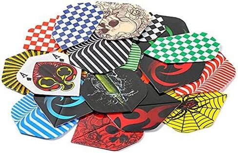 مجموعة رحلات رمي ​​السهام المكونة من 120 قطعة من ToBeIT ملحقات رمي ​​السهام القياسية للسهام ذات الأطراف الفولاذية والسهام الناعمة (de) in Kuwait