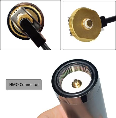 HYS 462 ميجا هرتز - 467 ميجا هرتز هوائي UHF منخفض النطاق NMO GMRS، هوائي منخفض المستوى كابل محوري سقف جبل هوائي مع NMO إلى UHF PL259، W13'/حوالي 4m RG-58U لراديو الهواة 460-470 ميجا هرتز in Saudi Arabia