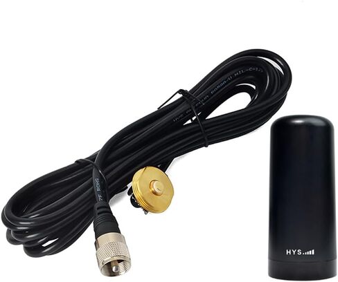 HYS 462 ميجا هرتز - 467 ميجا هرتز هوائي UHF منخفض النطاق NMO GMRS، هوائي منخفض المستوى كابل محوري سقف جبل هوائي مع NMO إلى UHF PL259، W13'/حوالي 4m RG-58U لراديو الهواة 460-470 ميجا هرتز in Saudi Arabia