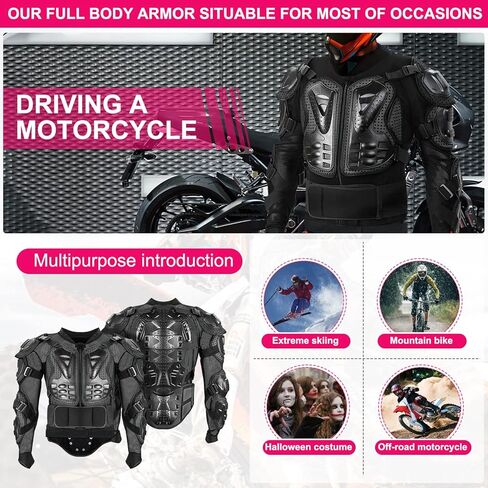 سترة رياضية لكامل الجسم للدراجة النارية من Ediors® Pro Street Motocross ATV Titan (متوسط) in Kuwait