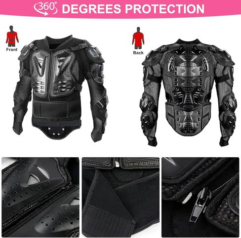 سترة رياضية لكامل الجسم للدراجة النارية من Ediors® Pro Street Motocross ATV Titan (متوسط) in Kuwait