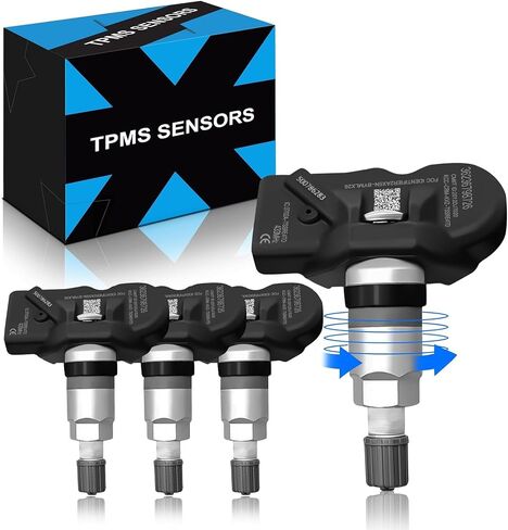 YZHIDIANF 36236798726 Pre-Programed Tire Pressure Sensor Fit for:-BMW for:-Mini 530i 530xi 740i 328i 128i 335i M3 M5 M6 X3 X5 X6 Z4 Cooper 2002-2014, 433MHZ TPMS Sensor (4) in Saudi Arabia