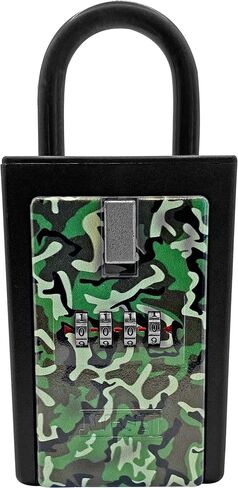 سلسلة صناديق القفل الميكانيكية NU-SET: تخزين البطاقات، تخزين المفاتيح، تخزين المفاتيح للسكن، العقارات المؤجرة، المكتب التجاري، أمن الفناء، مجتمع ركوب الأمواج، لمسة نهائية مطلية بمسحوق أسود، عبوة واحدة in Kuwait