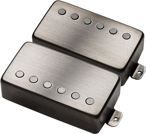 EMG JH James Hetfield Signature Guitar Pickup Set Black Brushed Chrome Bundle w/ 12x Fender Guitar Picks, and Liquid Audio Polishing Cloth in Saudi Arabia