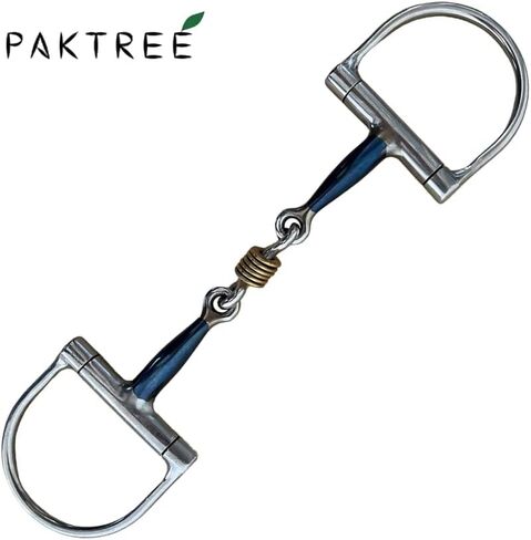 D-Ring Sweet Iron Copper Spring Stainless Steel Horse Bit in Saudi Arabia