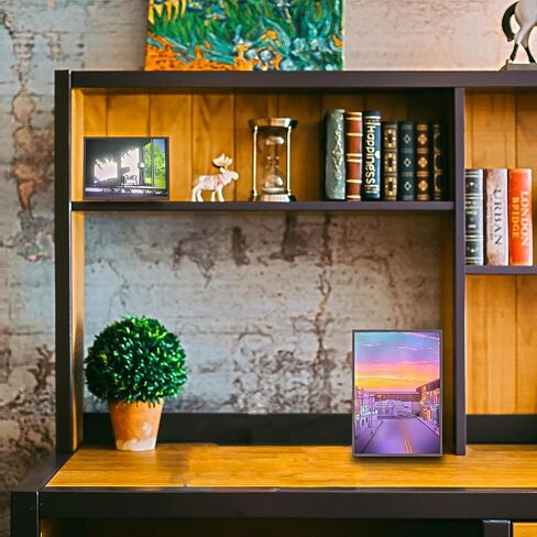 Lighting up Painting Decoration, LiteBrite Wall Art 3 Colors LED Light Painting Acrylic Photo Frame USB Powered Night Light Wall Art Decor for Living Room, Bedroom, Housewarming, Wedding, Birthday Gift in Saudi Arabia