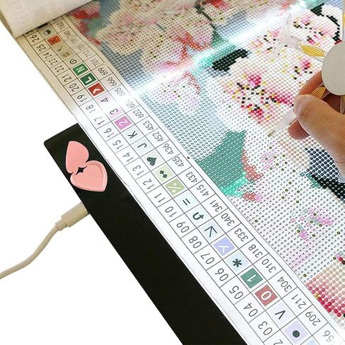 2Pcs Diamond Painting Light Pad Switch Covers for A3/A4/A5/B4 Light Pads Protect Your Light pad Switch Covers Perfect for 5D DIY Diamond Art Accessories and Tools in Saudi Arabia