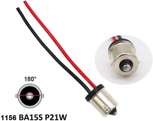 YSY 4Pcs Details about BA15S 1156 BAY15D 1157 Male Adapter connector socket Wiring Harness For Tail Lamp Headlight Signal Retrofit (1157) in Kuwait
