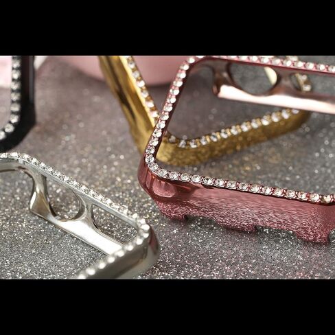 Secbolt Dressy Case Compatible with Apple Watch Band, Bling Cover Bumper Protective Frame Screen Protector for iWatch SE Series 6/5/4/3/2/1 in Saudi Arabia