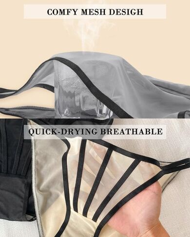 OLIKEME Womens Mesh Hipster Underwear High Cut Cheeky Bikini Panties for Women Pack in Saudi Arabia