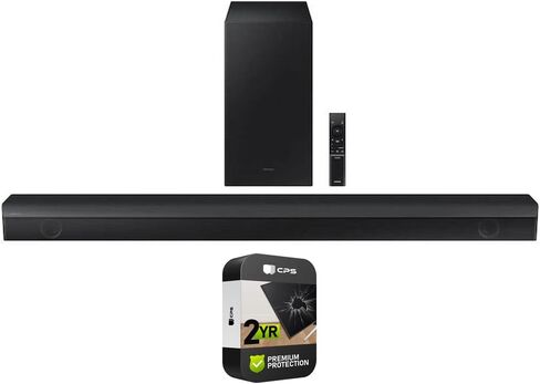Samsung HW-B650/ZA 3.1 ch Soundbar with Dolby 5.1 DTS Virtual:X 2022 Bundle with Premium 2 YR CPS Enhanced Protection Pack in Saudi Arabia